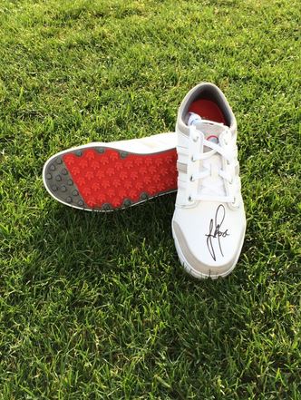 Sammensætning Unravel brug Win a pair of Adidas Adicross Gripmore shoes signed by Justin Rose - The  Golfers Club Blog